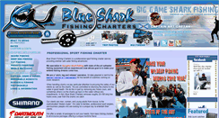 Desktop Screenshot of bluesharkcharters.com